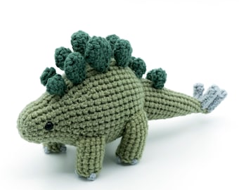 CROCHET PATTERN Amigurumi Stegosaurus Dinosaur by MevvSan [PDF Instant Download]