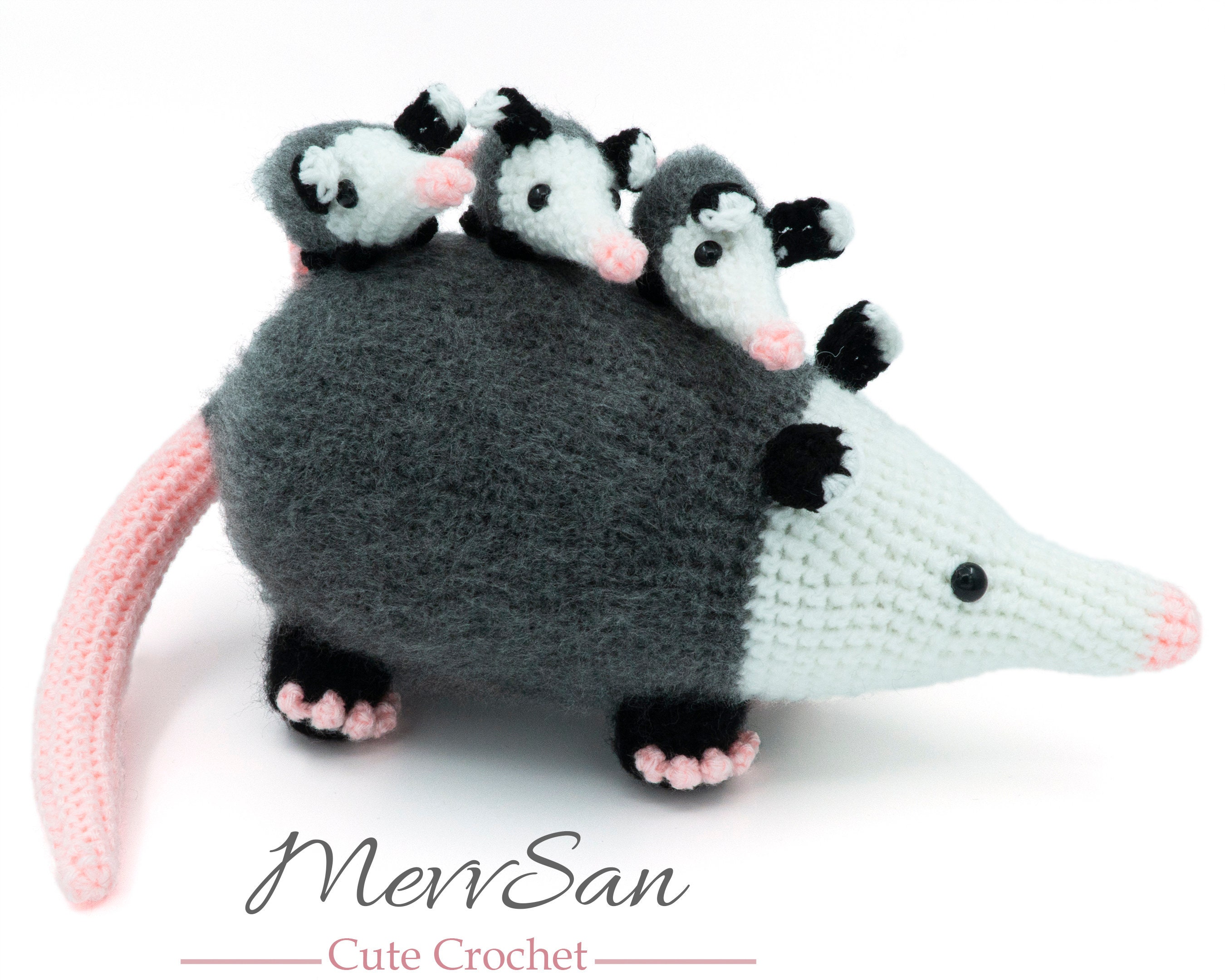 Crochet PATTERN PDF Amigurumi Opossum Amigurumi Pattern Etsy Canada