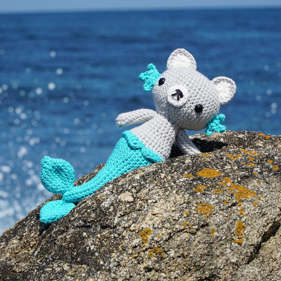 MADE to ORDER - Amigurumi Mercat, Merkitty, or Purrmaid - Cute Crochet ...