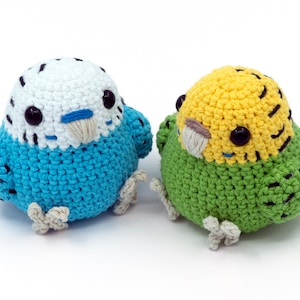 CROCHET PATTERN Amigurumi Budgerigar or Budgie Parrot by MevvSan [PDF Instant Download]