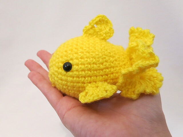 MADE to ORDER Amigurumi Goldfish amigurumi fish plush | Etsy