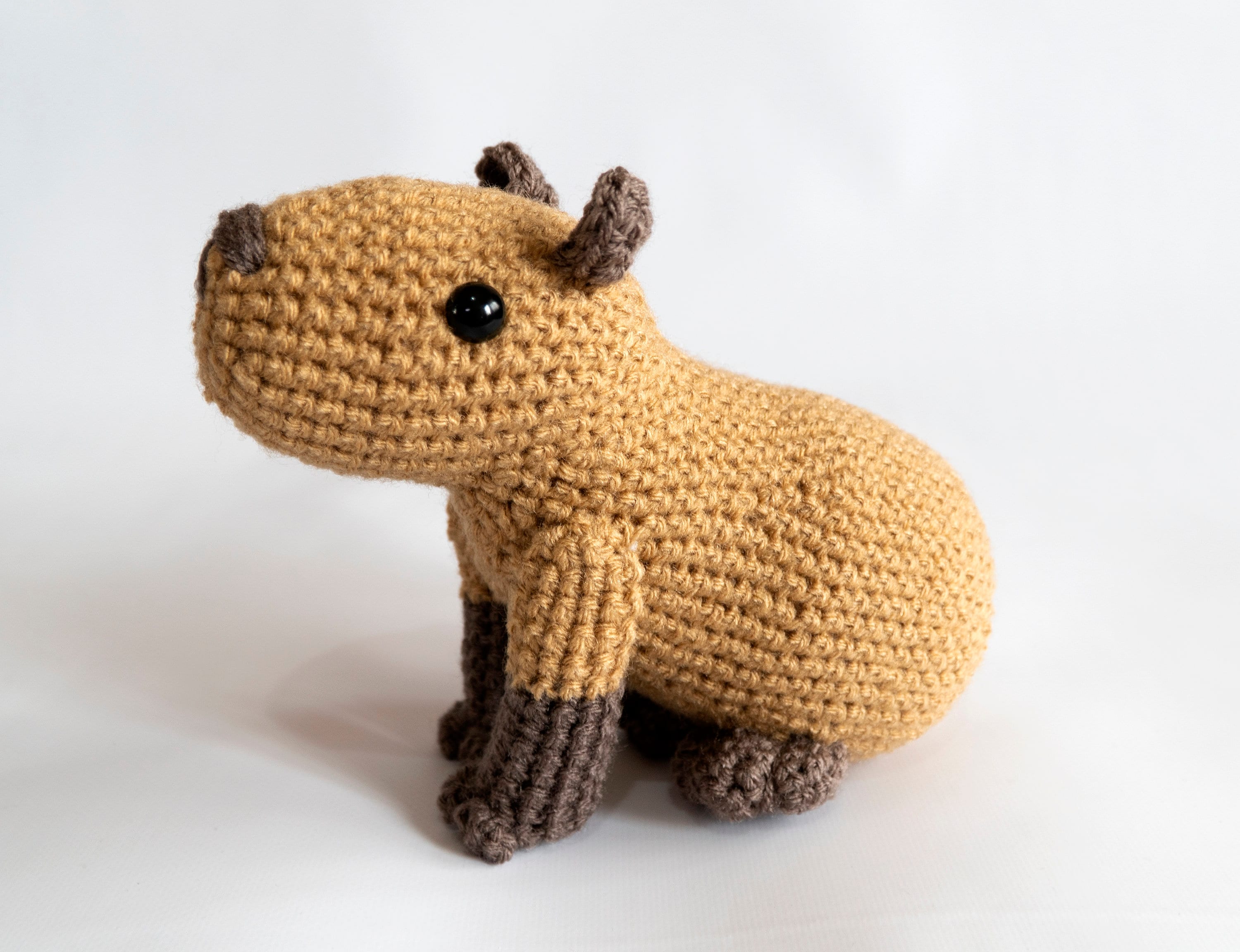 Crochet PATTERN PDF Amigurumi Capybara crochet rodent Etsy