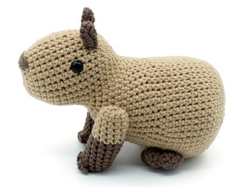 CROCHET PATTERN Amigurumi Capybara Plush by MevvSan [PDF Instant Download]