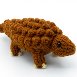 CROCHET PATTERN Amigurumi Ankylosaurus Dinosaur by MevvSan [PDF Instant Download]