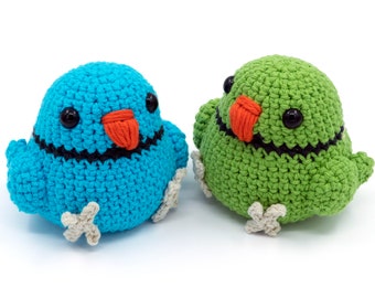 CROCHET PATTERN Amigurumi Indian Ringneck Parrot by MevvSan [PDF Instant Download]