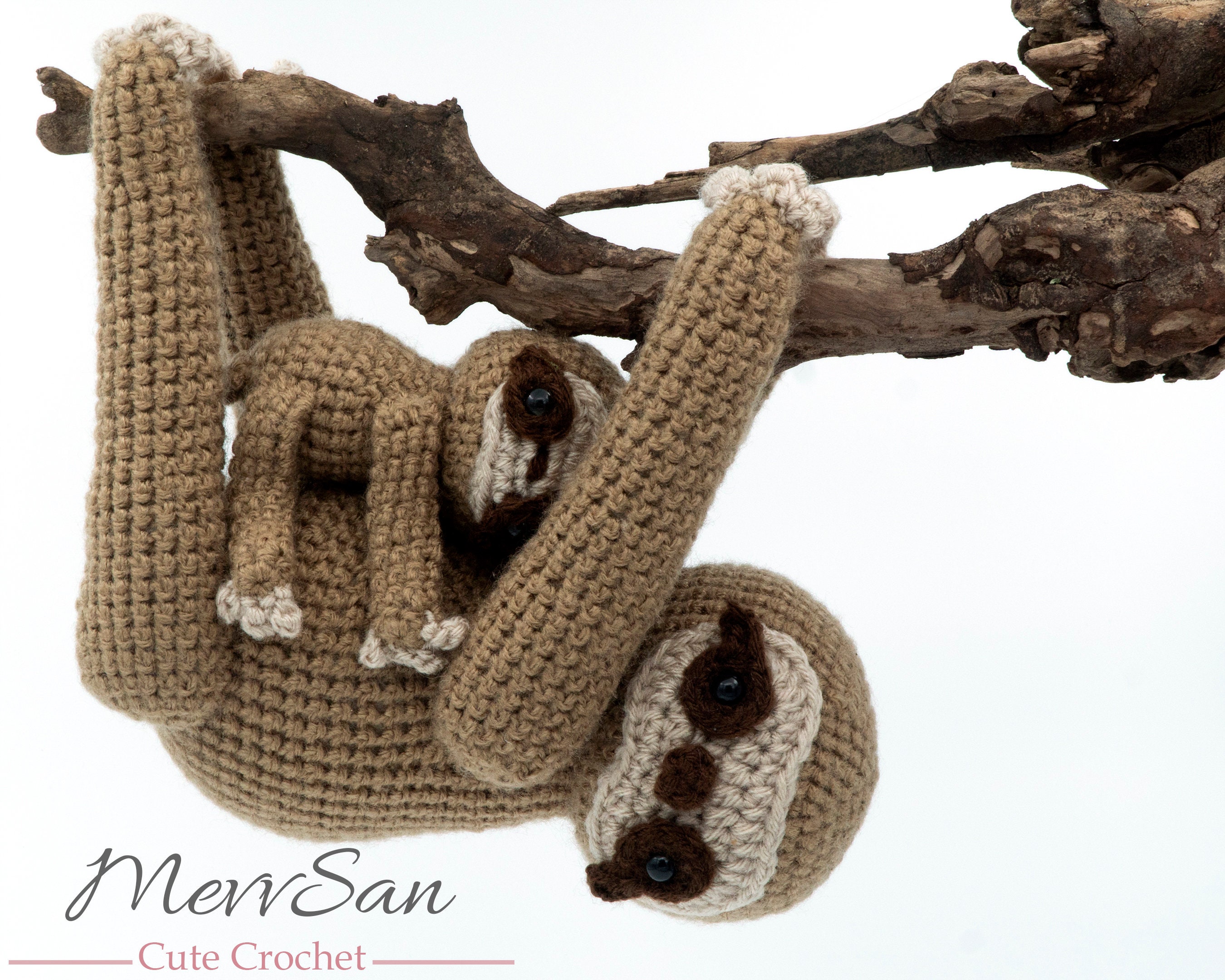 Crochet PATTERN PDF Amigurumi Sloth Crochet Animal - Etsy Denmark