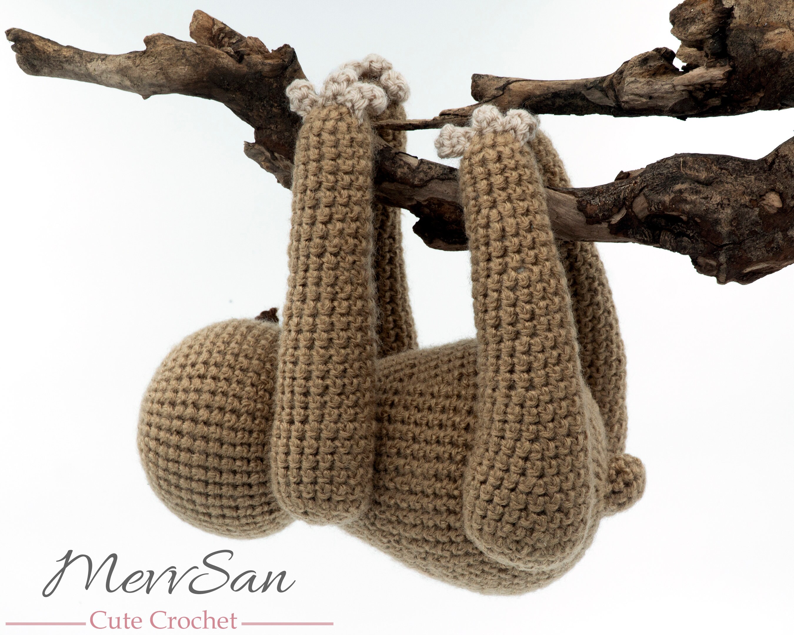 Crochet PATTERN PDF Amigurumi Sloth Crochet Animal - Etsy Denmark