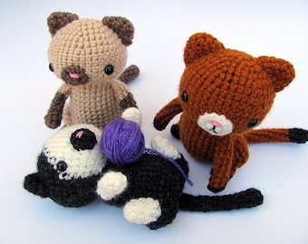 CROCHET PATTERN Amigurumi Cat by MevvSan [PDF Instant Download]