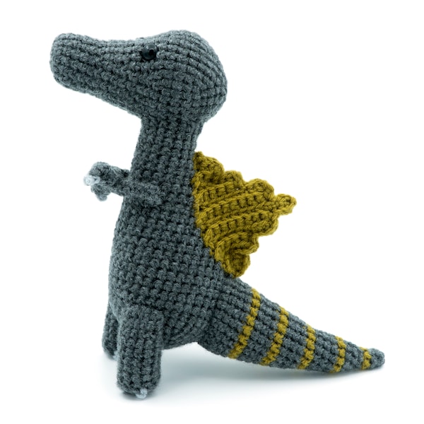 HÄKELANLEITUNG Amigurumi Spinosaurus Dinosaurier von MevvSan [PDF Sofort Download]