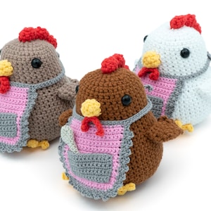 CROCHET PATTERN Amigurumi Mama Hen Chicken by MevvSan [PDF Instant Download]