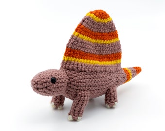 CROCHET PATTERN Amigurumi Dimetrodon Dinosaur by MevvSan [PDF Instant Download]