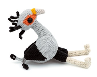 CROCHET PATTERN Amigurumi Secretary Bird by MevvSan [PDF Instant Download]