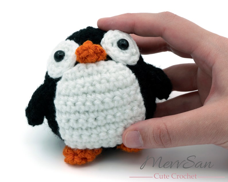 Crochet PATTERN PDF Amigurumi Penguin and Chick Cute | Etsy