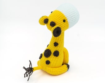 CROCHET PATTERN Amigurumi Yellow Giraffe by MevvSan [PDF Instant Download]