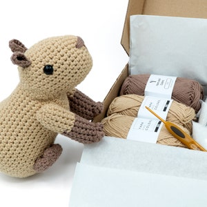 DIY Crochet Kit - Amigurumi Capybara Plush Toy