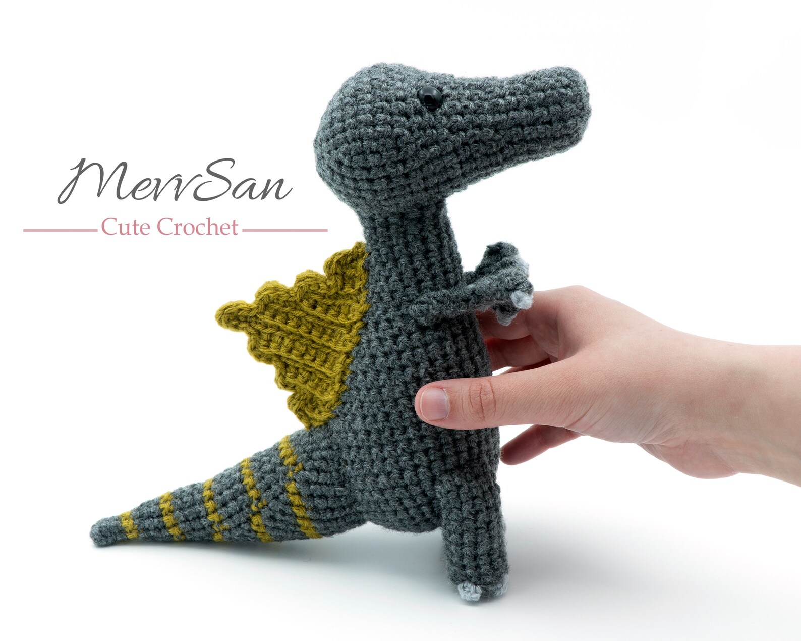 Crochet PATTERN PDF Amigurumi Dinosaur Spinosaurus Crochet Etsy