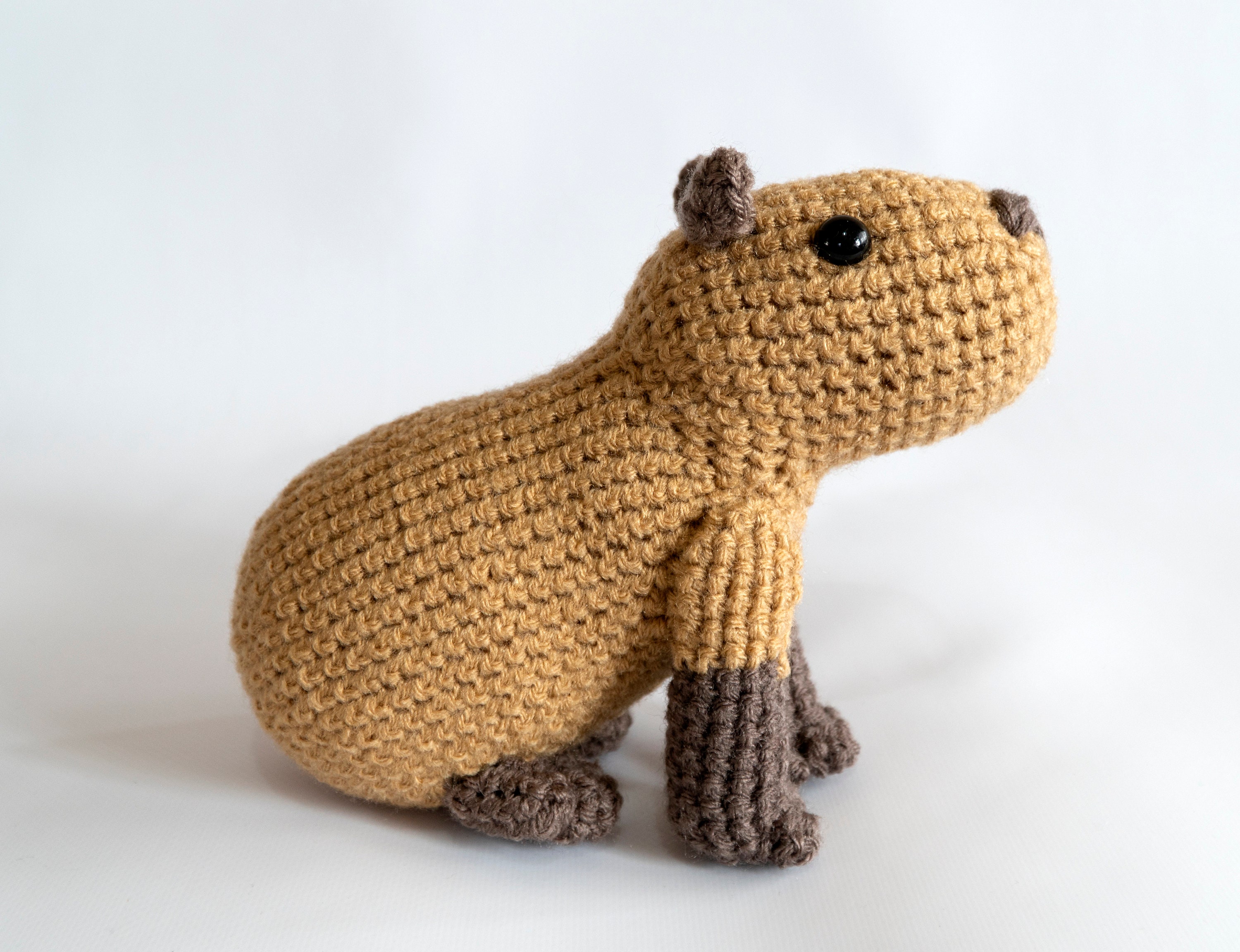 Crochet PATTERN PDF Amigurumi Capybara crochet rodent Etsy