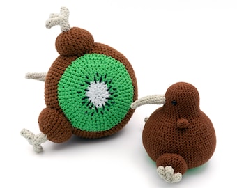 CROCHET PATTERN Amigurumi Kiwi bird and fruit by MevvSan [PDF Instant Download]