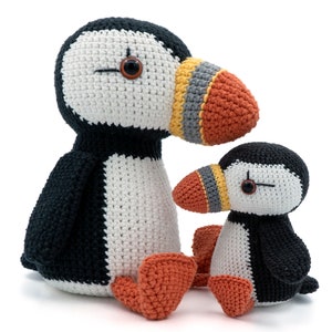 CROCHET PATTERN Amigurumi Puffin bird by MevvSan [PDF Instant Download]