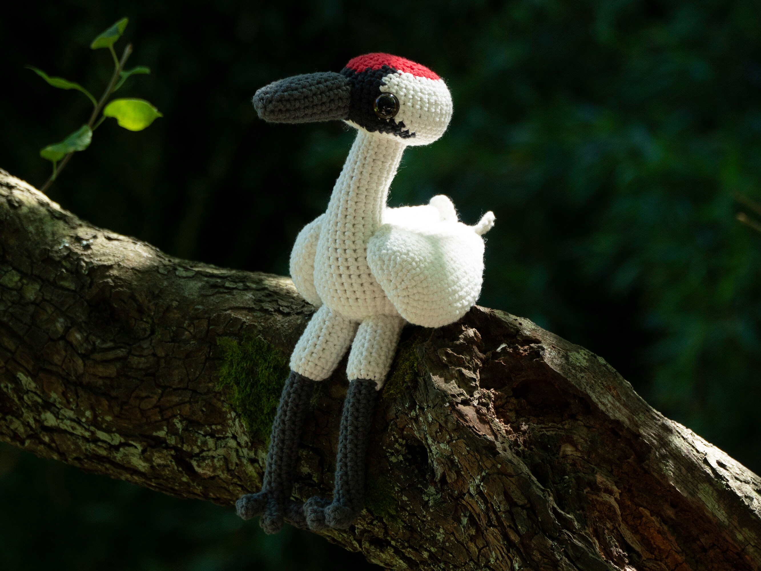 CROCHET PATTERN Amigurumi Whooping Crane Bird by Mevvsan