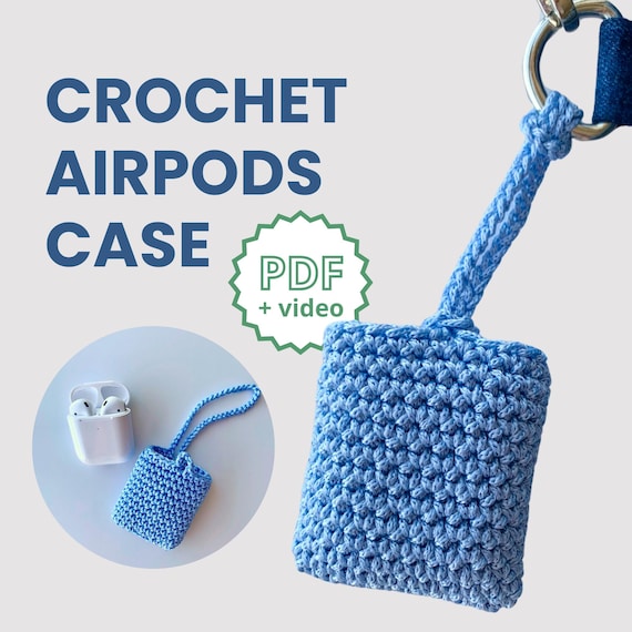 Crochet AirPods Case Pattern – Beginner-Friendly Tutorial (PDF Pattern)