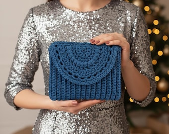 Crochet Bag Pattern PDF | Holiday Gift Idea | Clutch & Crossbody Tutorial