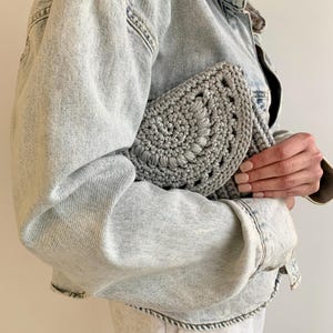 Crochet Crossbody Bag & Clutch – Step-by-Step PDF Tutorial with Video Lessons image 4