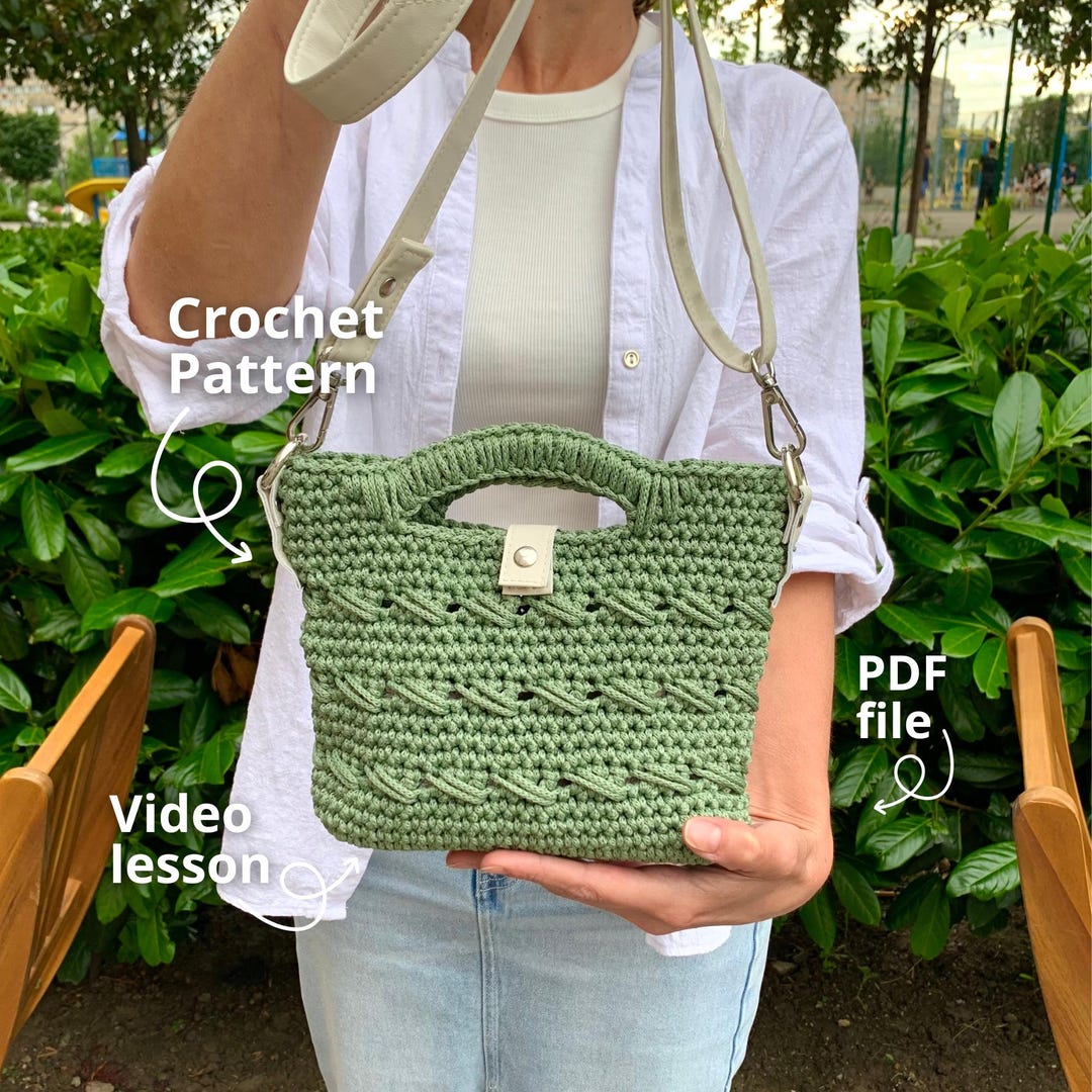Crochet Bag Pattern – Elegant Minimalist Design (PDF Pattern) - Etsy