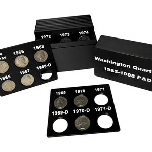 Washington Quarter collection box