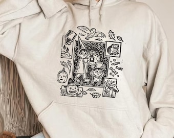 Sweat à capuche vintage Pottsfield Harvest Festival, t-shirt de la saison fantasmagorique, sweat-shirt citrouille rétro, sweat-shirt sur le mur du jardin, t-shirt Pottsfield