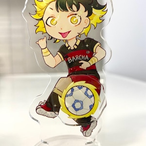Bachira Acrylic Standee | 3” Mini Figure | Blue Lock Anime Merch | Soccer Chibi Desk Display | Collectible Gift