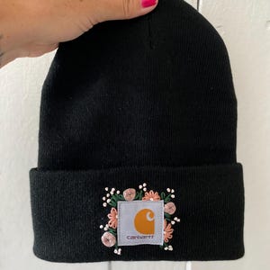 Customizable Hand Embroidered logo beanie