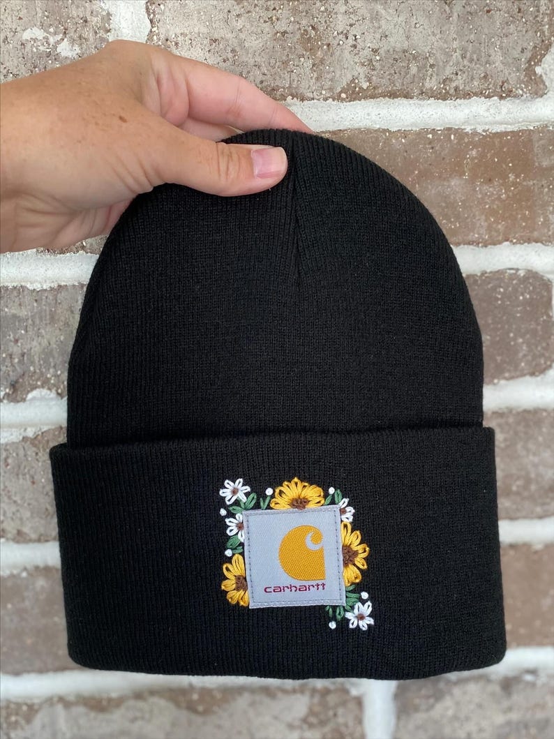 Custom Hand Embroidered Beanie image 4