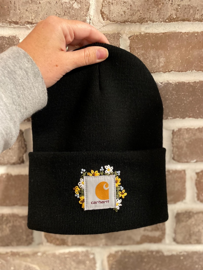 Custom Hand Embroidered Beanie image 2