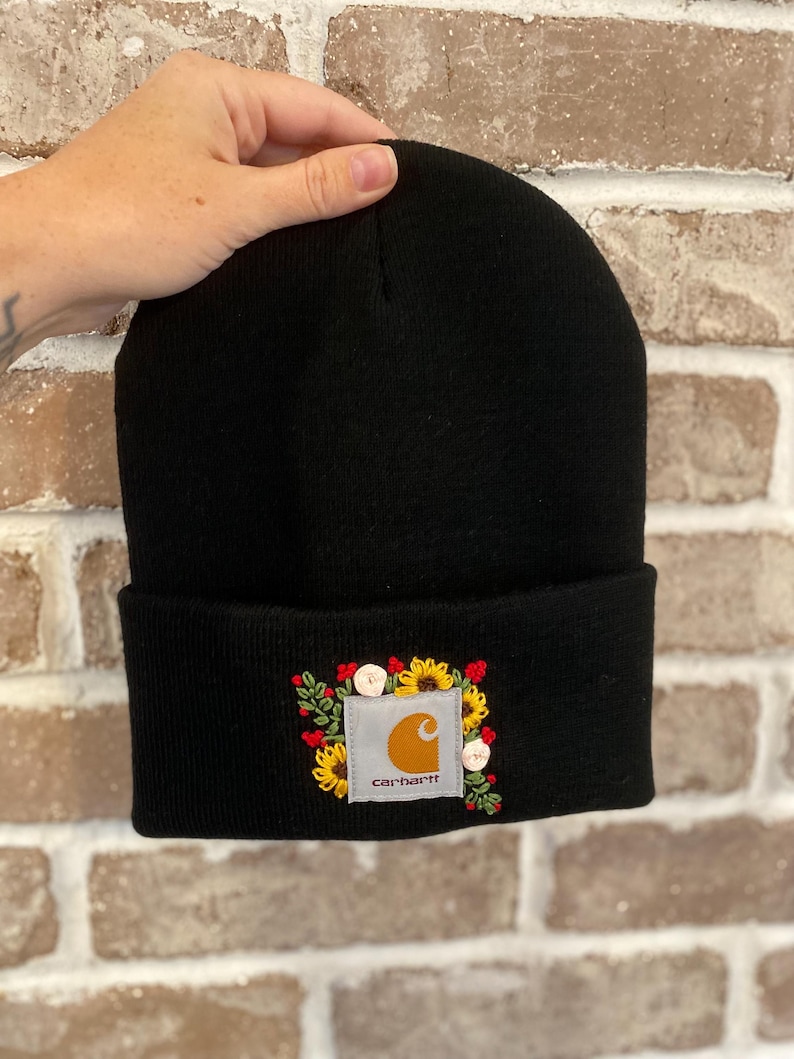 Custom Hand Embroidered Beanie image 5