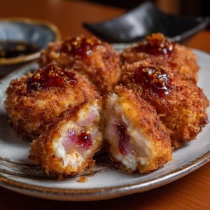 BEST RECIPE For Unique Crispy Fried Cream Cheese Bites with Sweet Center (Printable PDF)