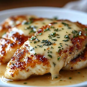 Creamy Garlic Herb Chicken Recipe | Easy One-Skillet Dinner | Instant PDF Download