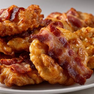 EASY RECIPE For Crispy Bacon Fritters : Savory Snack (PDF Download)