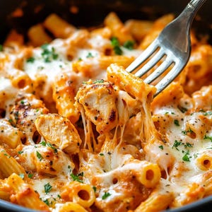 One-Pot Hühnchen Parmesan Pasta Rezept (Digitaler Download)