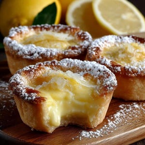BEST RECIPR For Best Lemon Tart PDF |Creamy Citrus Dessert with Buttery Crust |Printable Digital Gift Idea for Cook | Easy Lemon Tarts crust