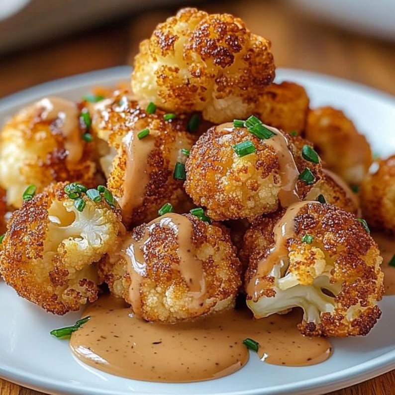 EASY RECIPE for Crispy Roasted Cauliflower : Chipotle Sauce (download ...