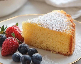 RECETA FÁCIL de Pastel Clásico de Vainilla y Mantequilla: Horneado Rápido (Descarga PDF)