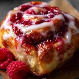 Raspberry Sweet Rolls Recipe: Bakery-Style Brunch (Instant Download PDF)