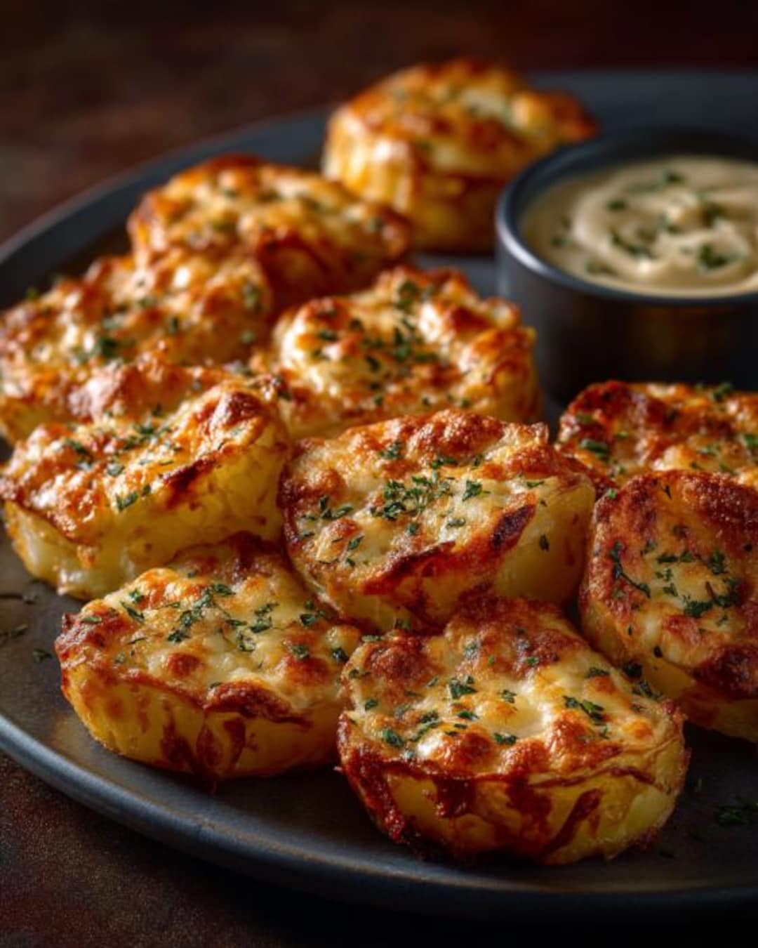 Mini Baked Parmesan Potato Rounds Recipe (printable PDF) UK
