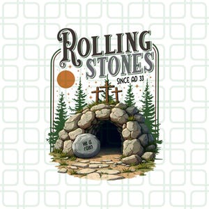He is Risen Png, Vintage Rock Band Design Png, Christian Easter Png, Jesus Easter Png, Easter's Day, Religious Stone, Retro Music Lover