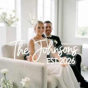 ウェディングファミリーネオンサイン - エレガントな装飾のためのカスタムLEDネームライト