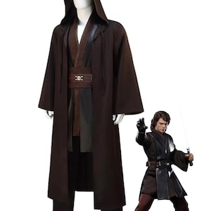 Anakin Skywalker Cosplay Costume: Star Wars Jedi Knight Outfit