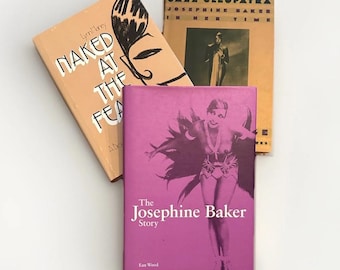 Josephine Baker 3 Book Set - All First Edition Hardcovers (Wood, Haney & Rose)