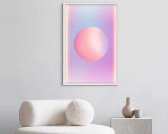 Abstract Poster Purple Lilac - Abstract Art Print, Large Wall Art, Modern Wall Decor, Colorful Wall Art, Contemporary Art, Geometric Print