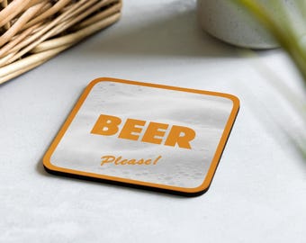 Posavasos de cerveza, posavasos de bebidas gratis, regalo para el hogar U73, amante de la cerveza, regalo de fiesta, decoración sorpresa de posavasos de cerveza